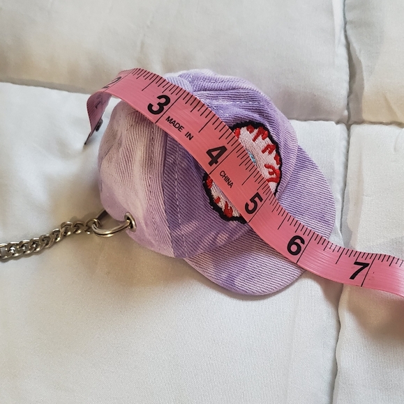 Mishka Lilac Tye Dye Mini Eyeball Hat Keychain - Picture 4 of 5